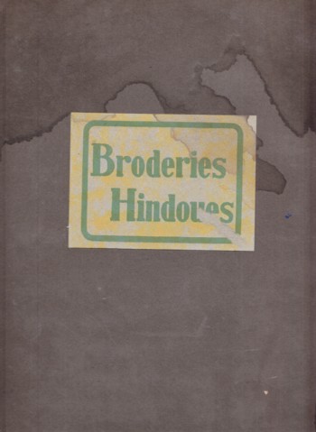 安い本物保証『Broderies Hindoues』1927年Ernst Henri(パリ)刊 ポショワールプレート全38枚揃 インド・ヒンドゥー教徒の刺繍工芸品 インド染織工芸 画集